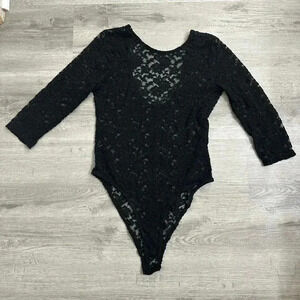 Ambiance lace bodysuit size s